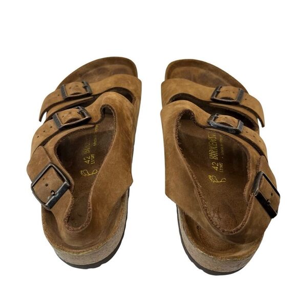 BIRKENSTOCK sz 42 W11 M9 milano leather sandal women\'s 11 mens 9